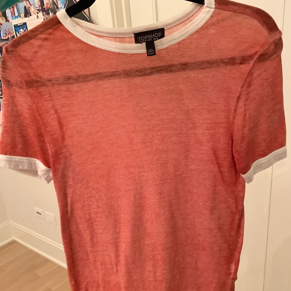 Red Top Shop tee